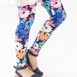 Agnes & Dora Garden Girl Floral Leggings